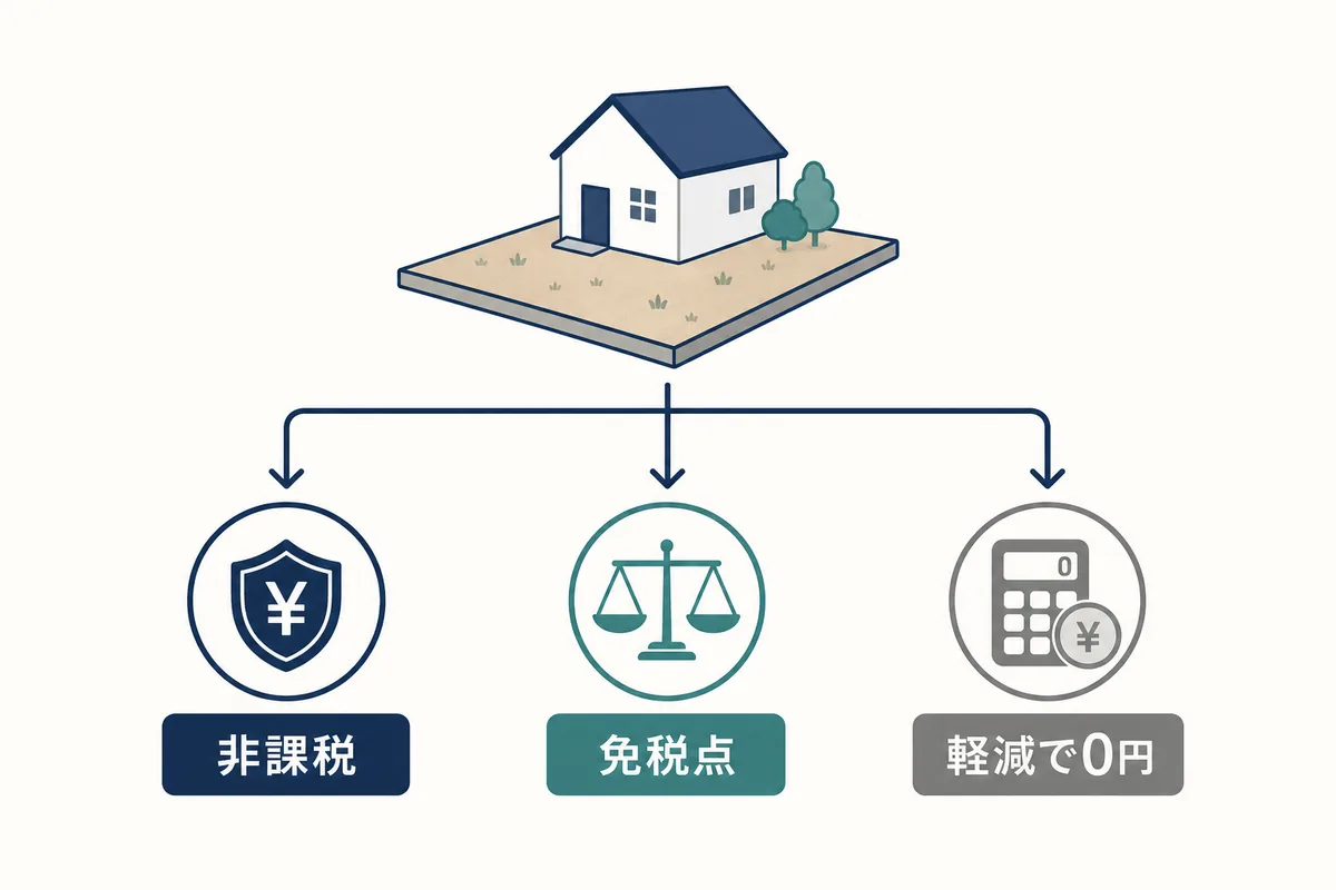 不動産取得税がかからない理由を非課税・免税点・軽減で0円に分けた編集型の判断フロー